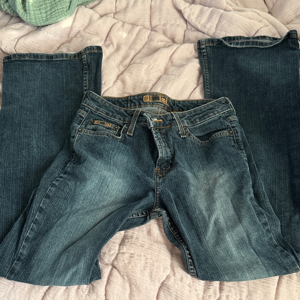 LEI Dark Blue Women's Boot Cut Jeans